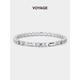 Bhiodha Reverse Love Full Diamond Tennis Bracelet Men's Bracelet Light Luxury Niche Bracelet Hand Accessories Women's Tennis Bracelet Selection Gift Box-Great Value