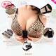 LangSha Leopard Print Front Button Large Size Sexy, Comfortable and Breathable Women's Underwear Push-Up Sagging Bra Top Supporting Secondary Breast Bra Gold (Single Pack) 80B 36C Suitable for 95Jin Jin is equal to 0.5kg within