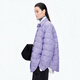 Jiangnan Buyi (JNBY) [Gleiches Modell im Einkaufszentrum] 25 Herbst Neues Produkt Thin Down Jacket Lose A-Typ Lapel Draw String 5p9C12240 520/Violet S