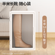 Resistant and unrestrained long-tube over-the-knee short boots shoe box storage box shoe rack shoe cabinet shoe storage cabinet artifact transparent Moran White 2-piece discount for another 20 yuan 33.5x28x50cm