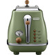 Delonghi CTO2003.VBG Retro Breakfast Toaster Toaster Home Toaster Sweet Cream Color