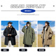 Baleno mid-length cotton coat for men in autumn and winter new outdoor thickened casual casual warm windproof and cold-proof workwear hooded cotton coat