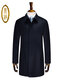 Ding bronze manteau masculin mi-longueur de couleur unie de couleur unie à couleurs de couleur masculine de la laine de laine d'âge moyen manteau masculin en laine de laine de jeunesse masculine de style coréen coréen coaguler masculin manteau cachemire cachemire des vêtements d'hiver masculins bleu marine 80337-79 190