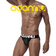 Adannu translucide sexy sexy maille basse taille séduisant sous-vêtements macho sexe masculin t-trousseurs AD139 blanc m