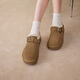 Best Picture 25 Winter Birkenstock Shoes Fashionable Retro Casual Plus Velvet Warm Women's Shoes N2539DM5 Camel 37