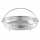 Pupan steaming rack with handle cooking steamer drain basket rice sieve pot steaming grid kitchen triangle large stainless steel steamer rack large 1 piece