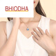 Bhiodha silver gray Akoya seawater pearl platinum pendant Zhen Duoma intellectual beauty birthday gift for wife 90-95mm