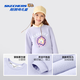 Skechers Skechers children's velvet autumn fashion round neck pullover sweatshirt for boys and girls loose casual top L425K030 velvet/heather purple/00FW 160