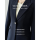 Lady Bird black suit suit for women, professional high-end formal wear, national exam interview, commuter suit jacket TZ322 Gothic black haute couture series M suitable for 100-110 Jin Jin equals 0.5 kg can be worn