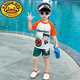 G.DUCKKIDS boys Nezha swimsuit split swimsuit summer 2025 new children's quick-drying children's sun protection baby boy swimsuit Nezha swimsuit 120 cm