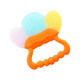 BABISIL baby teething stick, silicone chewing gum, grinding toy, 6 months old, three hardness teethers - orange