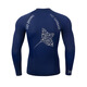 Diving star couple wetsuit long-sleeved split outdoor men and women sunscreen jellyfish snorkeling drifting surfing quick-drying swimsuit men's dark blue S
