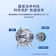 Haier washing machine washing and drying set with drying and washing and drying integrated 10 kg direct drive ultra-thin embedded fully automatic drum washing machine dryer combination set Yunxi 4.0 heat pump drying 386 similar model intelligent placement + surf wash 1.1 wash ratio + stubborn stain wash + sun drying