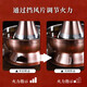 Old Beijing hot pot mandarin duck pot imitation copper household charcoal brushed mutton old-fashioned copper pot thickened stainless steel hot pot copper color 34cm