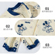 Disney children's clothing infant boys three-layer warm cotton Mickey cartoon warm home jumpsuit Mickey 80cm