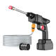 Popular model on the whole network, Hanboshi high-power long-lasting water spray gun, household scrubbing high-pressure water gun artifact 220v wireless household cleaning water gun, car washing machine, car washing water gun, 12V 3 cells, 2 batteries, 1 charge + plastic box + 10 meters water pipe