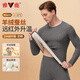 Yalu Anti-mite Anti-static Containing Cashmere Silk Men's Thermal Underwear Men's 10A Antibacterial German Velvet Autumn Clothes and Autumn Pants Set