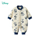 Disney children's clothing infant boys three-layer warm cotton Mickey cartoon warm home jumpsuit Mickey 80cm