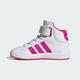 Adidas (adidas) 2025 Girls GRAND COURT MID K Sports and Leisure Sneakers JR0806 35.5