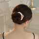 Xiangwan hairpin hairpin beaded flower U-shaped hairpin high-end antique flower hairpin new Chinese style temperament ball head comb for women