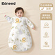 Kidsneed baby sleeping bag 1-3 years old infant anti-jump pure cotton pajamas autumn and winter anti-kicking quilt universal for all seasons thickened in winter 0-15 Barent Forest M size 9 months to 2 years old can be worn, height 65-85cm