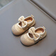 Terranis Yangma recommends spring new baby girl bow princess shoes soft sole infants 0-1-3 years old off-white 16_inner length 12.0cm