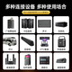 Jinzheng Rechargeable Wireless Microphone Wireless Microphone One to Two K Song Professional Singing Handheld Microphone Universal Home KTV Audio Speaker Special Double OK-12S Gold