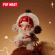 POP MART (POP MART) brand new authentic SKULLPANDA vinyl face plush pendant SP series blind box trendy toy gift winter music - single blind box probability hidden