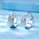 Luxury beads pt950 platinum baby's breath earrings fashionable light luxury platinum earrings as a gift for mom 2.31g
