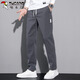 Woodpecker (TUCANO) pants men's autumn and winter straight casual pants men's loose sports trend versatile trousers dark gray 32