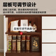Menghuantes ENF grade maternal and infant grade solid wood sideboard wall-mounted integrated storage living room multi-functional storage tea and wine cabinet 1.2*2.0 meters high four-door sideboard -ENF grade.