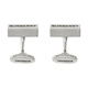 BURBERRY New Year's gift Burberry personalized letter trend cufflinks men's silver silver 1 piece