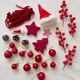Craftsman Christmas decoration ball Christmas tree decoration hanging material package small ornaments accessories dress up ribbon set
