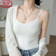 LangSha Modal Small Suspension Inner and Outerwear Vest Women's Bottoming Student Sleeveless Vest Women Black XL
