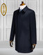 Ding bronze manteau masculin mi-longueur de couleur unie de couleur unie à couleurs de couleur masculine de la laine de laine d'âge moyen manteau masculin en laine de laine de jeunesse masculine de style coréen coréen coaguler masculin manteau cachemire cachemire des vêtements d'hiver masculins bleu marine 80337-79 190
