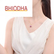 Bhiodha nine purple fire deep purple freshwater pearl pendant gold inlaid pendant demon purple Edison 110-120mm