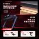 Quanpinwu Esports Desk Computer Desk Desktop Titanium Gaming Desk Solid Wood Halberd S3 Home Robotic Arm Double Office Desk Creation
