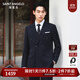 Angel Bird Suit Men's ONE Series Autumn Men's Fashionable Business Formal Suit Pants Suit Men's Deep Sea Blue 50 A(180/100) /Please note waist or pants