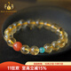 Bailuoqi Guanzizai Brazilian citrine bracelet for women's birth year Buddha beads yellow bracelet amulet citrine beads 10mm