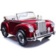 Coolpac Retro Mercedes-Benz Children's Electric Car Four-Wheel Remote Control Car Baby Toy Charging and Sitting Child Birthday Gift Upgraded - Painted Red Trunk - Five-Point Seat Belt (Leather Seat + Soft Wheel) Music Swing + Lifetime Warranty
