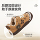 Tyrannis children's shoes winter new indoor shoes for boys and girls kindergarten shoes children's sneakers retro warm casual brown 27 inner length 17.5cm suitable for feet 16.0cm long