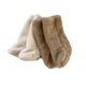 Jingmengyuan baby children's socks and foot covers, autumn and winter newborn shoes, thickened and warm children's socks, foot covers, sleeping children's socks, khaki