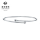 Caibai Jewelry Platinum Bracelet Pt950 Platinum Simple Disco Bead Plain Circle Bracelet Price BJ Platinum Bracelet About 4.84g