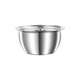 Food grade stainless steel oil basin with lid, household kitchen oil cylinder, commercial lard seasoning basin, oil drum basin set basin, 22cm deep drum type oil basin with lid, set