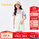 Balabala girls' pants children's jeans summer style medium and large children's fashion shorts sweet overalls trendy 208224110006