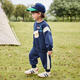 JELLYBABY antibacterial boys' sports suit, children's sweatshirt two-piece set, handsome small and medium-sized children's clothing, trendy baby autumn clothing for boys