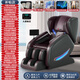 Chigo Massage Chair Home Fully Automatic Full Body 2025 Top Ten Brands Space Capsule Kneading Zero Gravity Neck, Waist and Back Smart Massage Chair Practical Parents' Day Gift for Mom and Dad Official Subsidy Model Black Simulated Kneading Open Back + Large Screen Touch + Foot Roller Practical Gift for Mom, Dad, the Elderly, Mother's Day, Elders, Lovers, Birthdays and Holidays