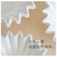 MIEHONE hand-brewed coffee cake-shaped filter paper origami V60 filter cup 155/185 bowl-shaped wavy bleached filter paper ultra-fiber cake filter paper/155/bleached 50 pieces in box