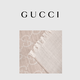 Gucci (GUCCI) double G double-sided woven floral tassel shawl wool scarf couple model light khaki light luxury 165904 light khaki