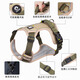 Dog leash vest style explosion-proof for medium and large dogs golden fur corgi harness collar chain dog leash khaki color (chest + 1.5m traction rope) L chest 54-71CM weight 28-45 Jin Jin equals 0.5 kg